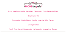 Tablet Screenshot of ifocus.be